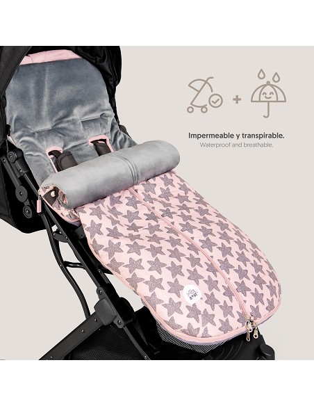 Saco Carro Universal Mod Star Marino Rosa