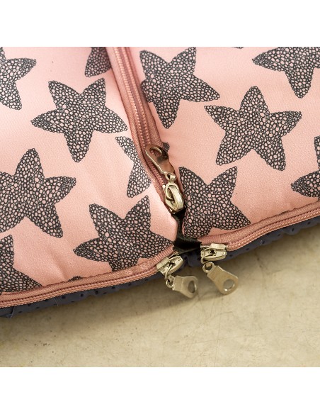 Saco Carro Universal Mod Star Marino Rosa