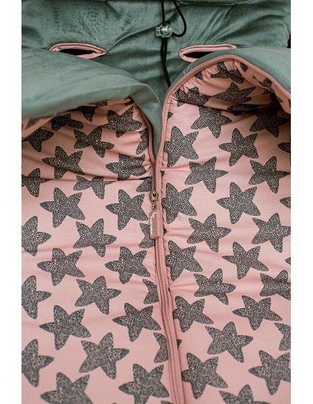 Saco Carro Universal Mod Star Marino Rosa