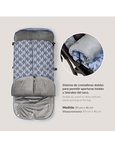 Saco Carro Universal Mod Star Marino Gris 2