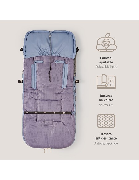 Saco Carro Universal Mod Star Marino Gris