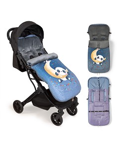 Saco Carro Universal Mod Panda Luna Gris