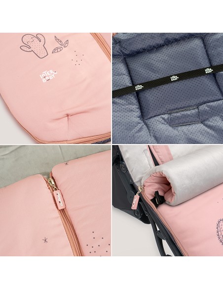 Saco Carro Universal Mod Cactus Rosa