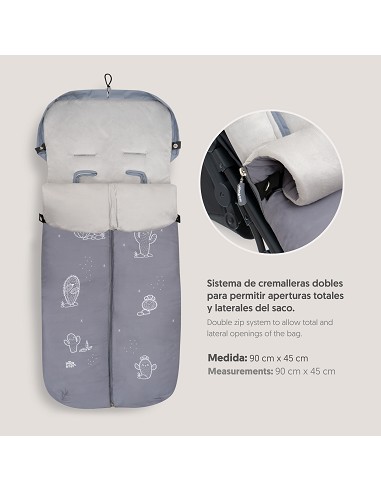 Saco Carro Universal Mod Cactus Gris