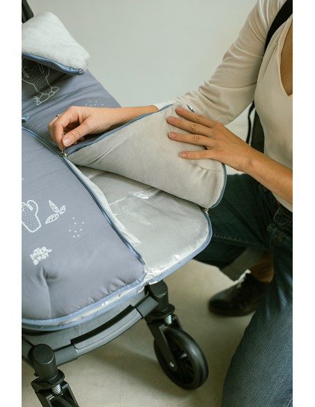 Saco Carro Universal Mod Cactus Gris