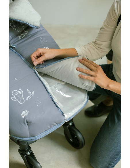 Saco Carro Universal Mod Cactus Gris