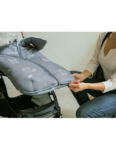 Saco Carro Universal Mod Cactus Gris