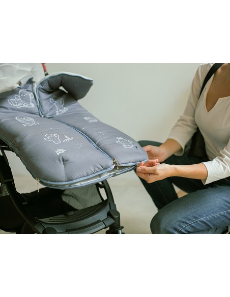 Saco Carro Universal Mod Cactus Gris