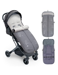 Saco Carro Universal Mod Dino Gris