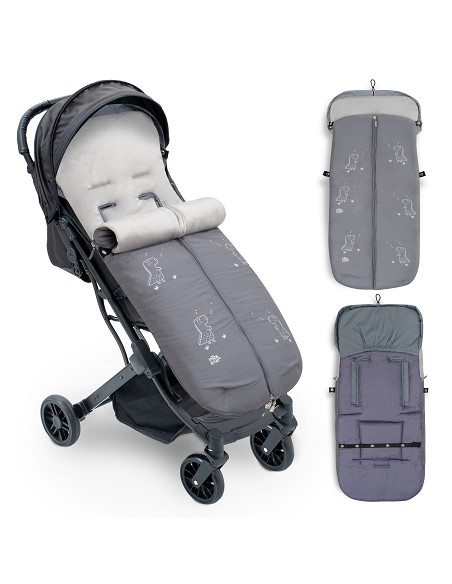 Saco Carro Universal Mod Dino Gris