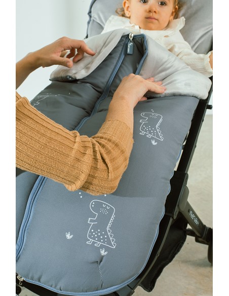 Saco Carro Universal Mod Dino Gris
