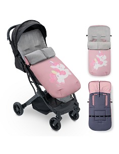 Saco Carro Universal Mod Unicornio Rosa