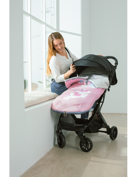 Saco Carro Universal Mod Unicornio Rosa