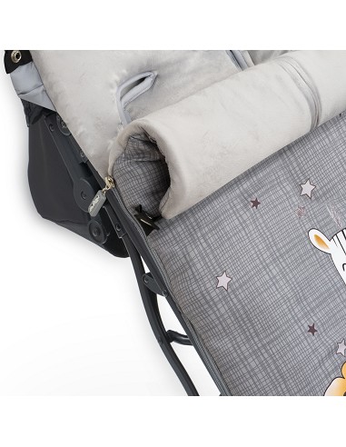 Saco Carro Universal Mod Animalitos Gris