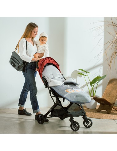 Saco Carro Universal Mod Animalitos Gris