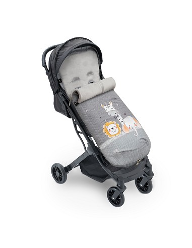 Saco Carro Universal Mod Animalitos Gris