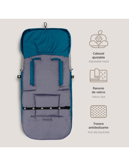 Saco Carro Universal Mod Perritos Azul