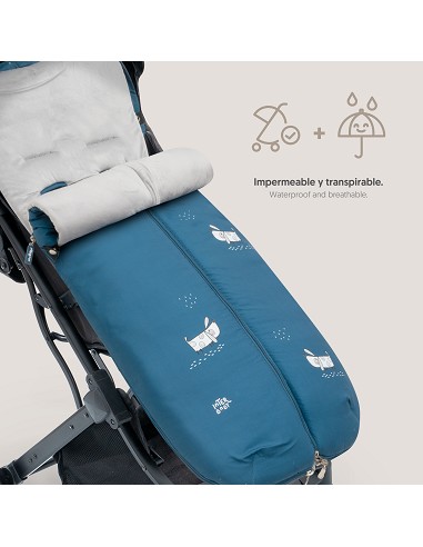 Saco Carro Universal Mod Perritos Azul