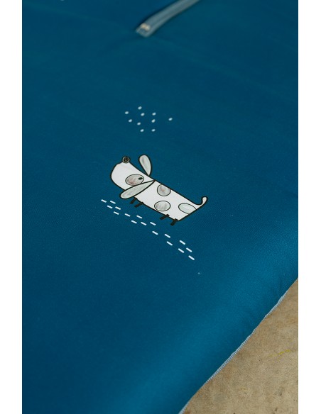 Saco Carro Universal Mod Perritos Azul