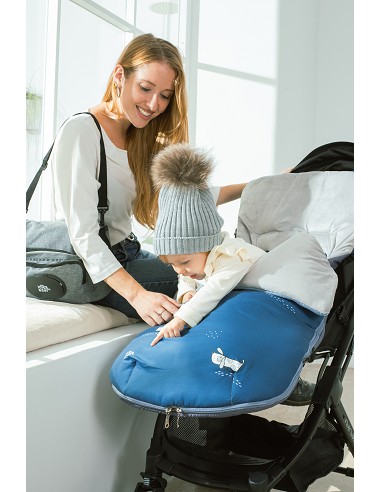 Saco Carro Universal Mod Perritos Azul