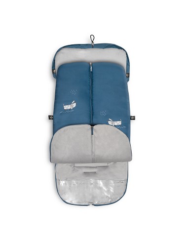 Saco Carro Universal Mod Perritos Azul