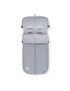 Saco Carro Universal Estampado Vichy Gris