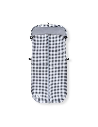 Saco Carro Universal Estampado Vichy Gris