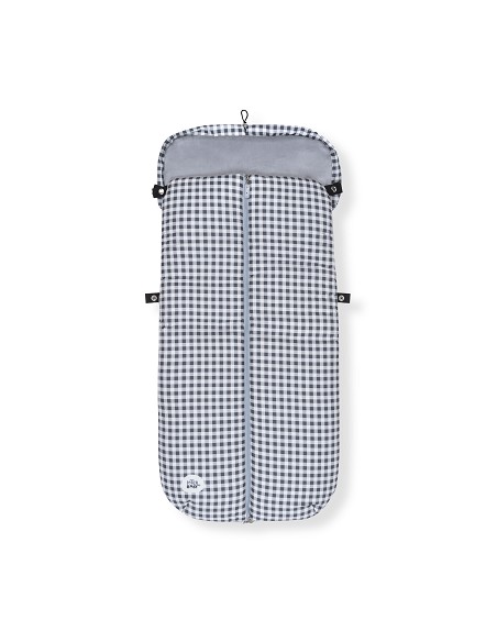 Saco Carro Universal Estampado Vichy Gris