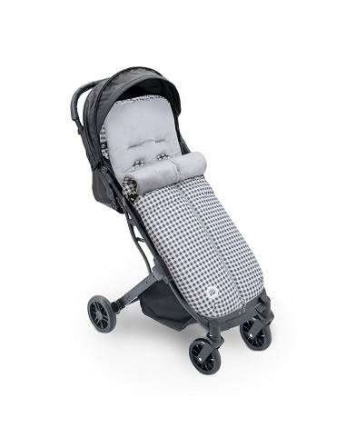 Saco Carro Universal Estampado Vichy Gris