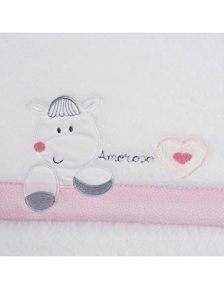 Triptico Coche Coralina Mod Corazon Amoroso Bco/Rosa