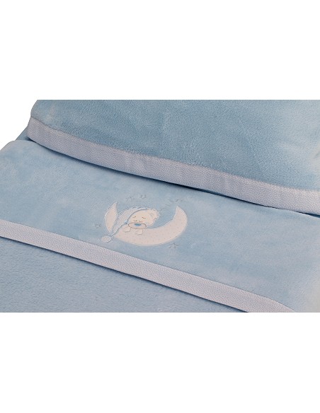 Juego 3 Pcs Coche Coralina Mod Bear Sleeping Azul