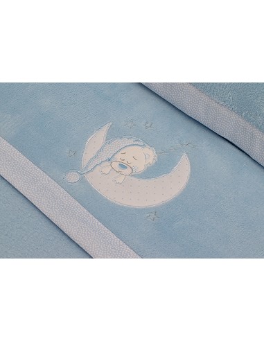 Juego 3 Pcs Coche Coralina Mod Bear Sleeping Azul