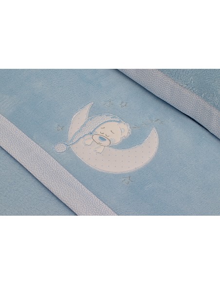 Juego 3 Pcs Coche Coralina Mod Bear Sleeping Azul