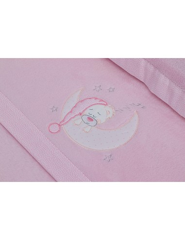 Juego 3 Pcs Coche Coralina Mod Bear Sleeping Rosa