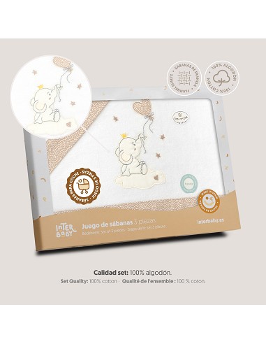 Triptico Coche Franela Elefante Globo Corazon...